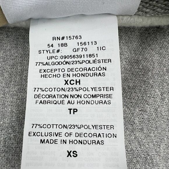 New Champion Men Grey Sweatshirt Crewneck Long Sleeve Pullover Logo US XS - Picture 10 of 10